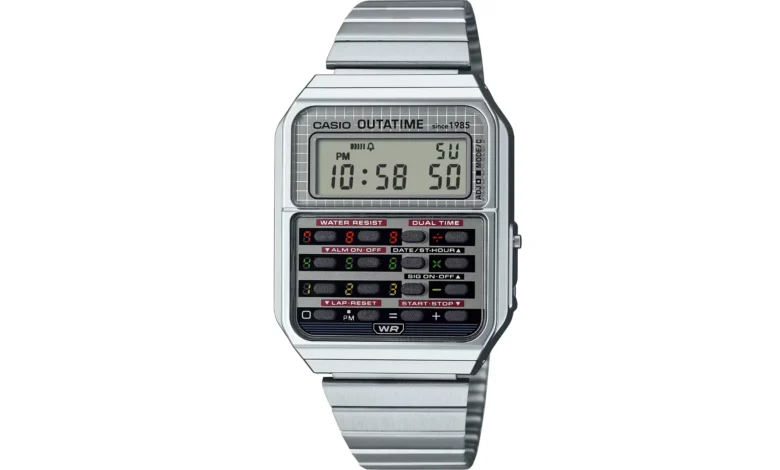 casio back to the future watch