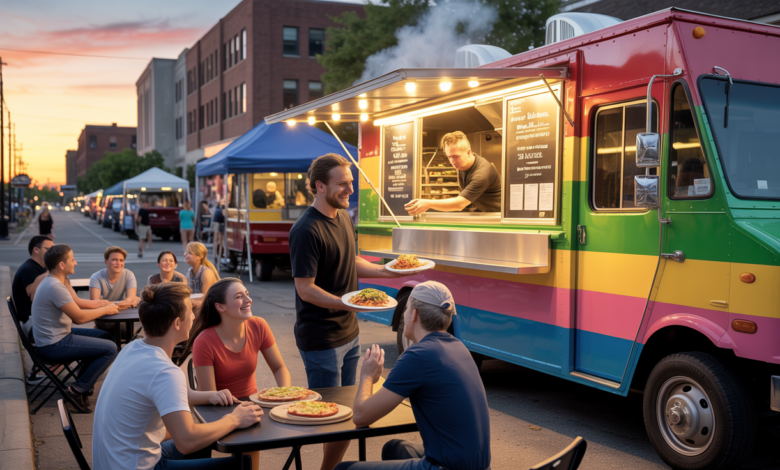 food truck at Flagnet Oswego NY