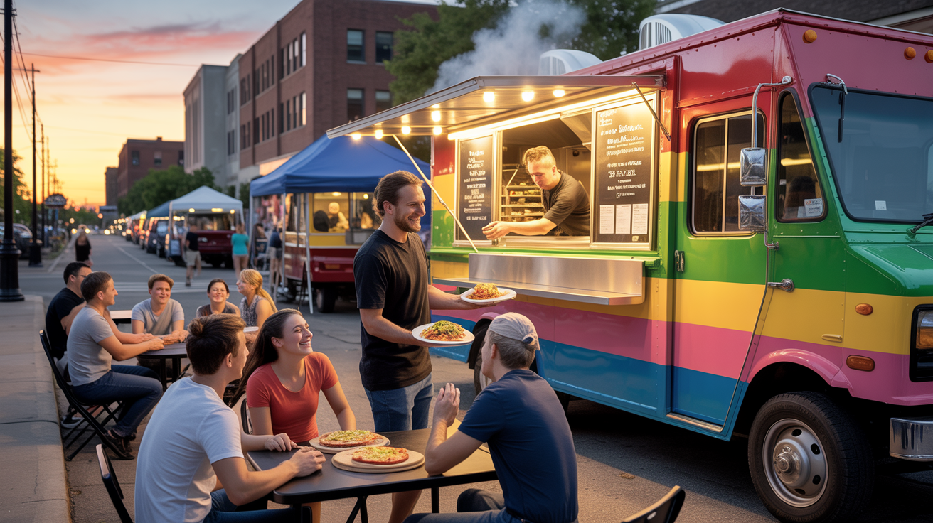 food truck at Flagnet Oswego NY