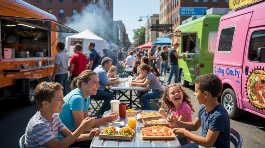 food truck at Flagnet Oswego NY