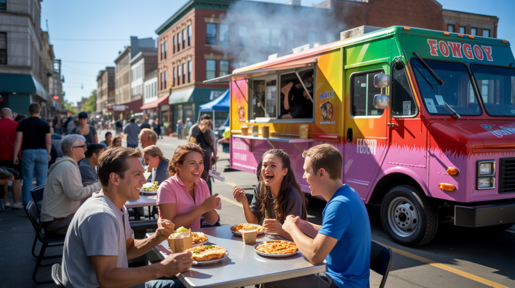 food truck at Flagnet Oswego NY