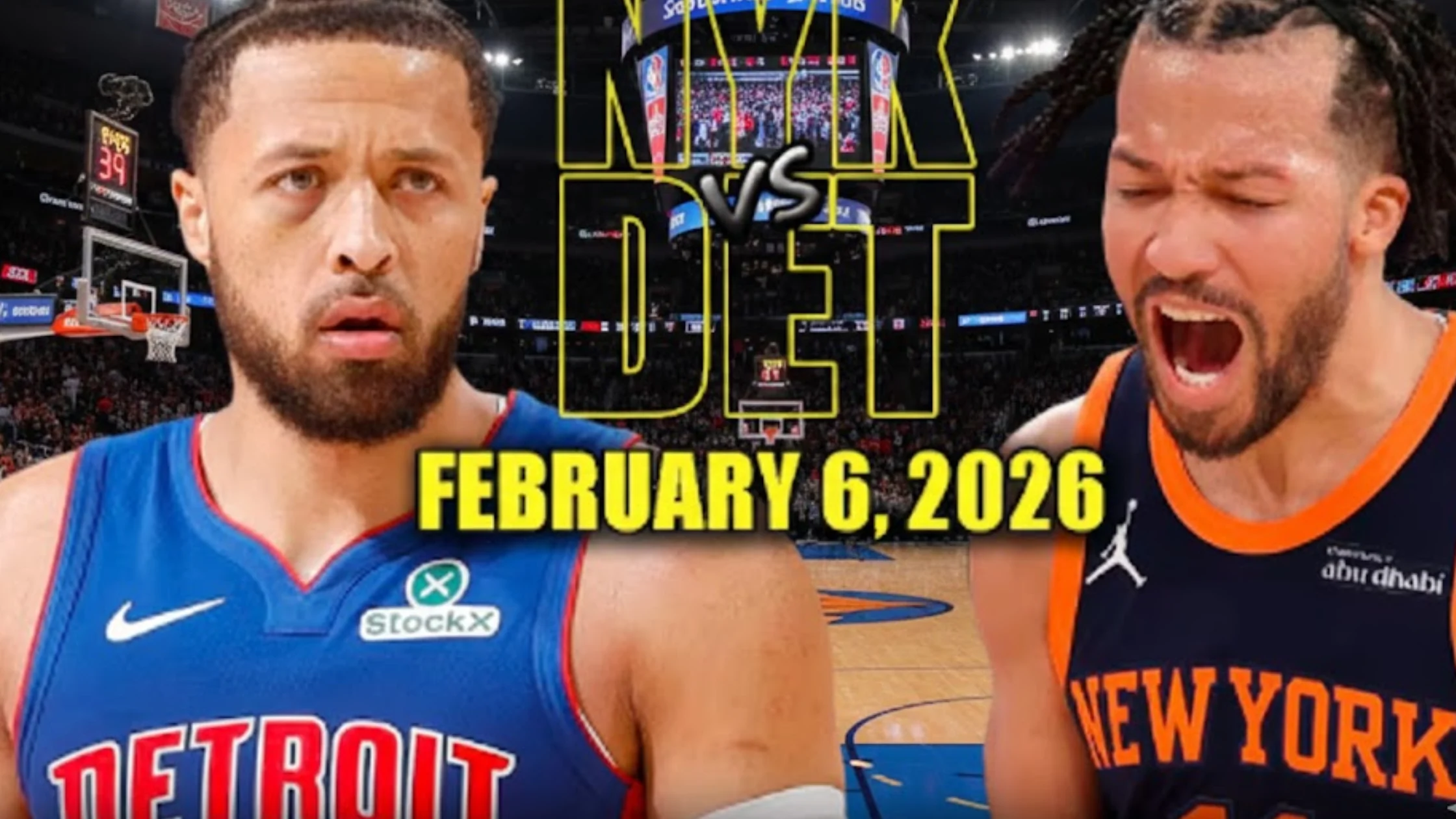 Knicks vs Pistons match stats